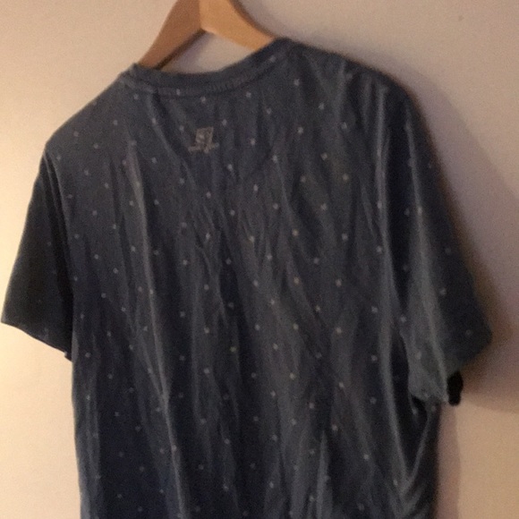 Point Zero Vintage Organic Cotton blue with white square dot pattern slim fit - Picture 7 of 8